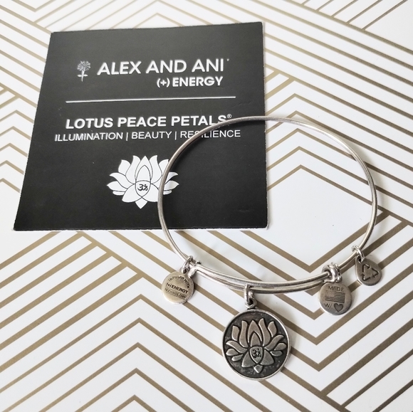 Alex and Ani Jewelry Alex Ani Lotus Peace Petals Bracelet